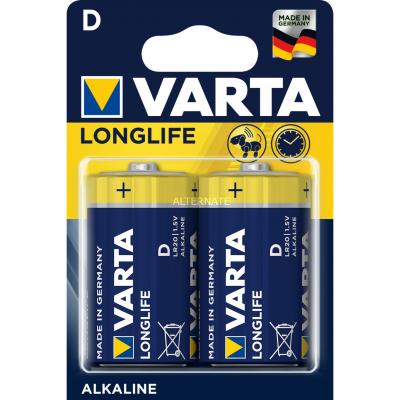 VARTA Batterie Alkaline Mono D Longlife Blister (2-pack) 04120 110 412