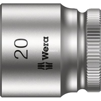 WERA  05003565001 8790 Hmb Douille Zyklop &agrave; emmanchement 3/8"", 20.0 mm, Argent
