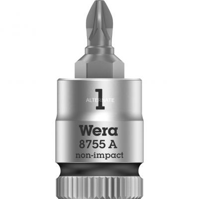 WERA  8755 A 05003353001 vis Pozidriv Douille-embout PZ 1 1/4 (6.3 mm)