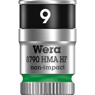 WERA  8790 HMA 05003724001 6 pans ext&eacute;rieurs Douille 9 mm 1/4 (6.3 mm)