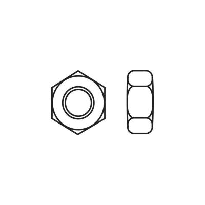 TOOLCRAFT  88 80 21 &Eacute;crou hexagonal M1 DIN 934 acier galvanis&eacute; 20 pc(s)