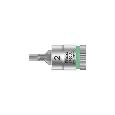 WERA  8740 A 05003330001 6 pans int&eacute;rieurs Douille-embout 2 mm 1/4 (6.3 mm)