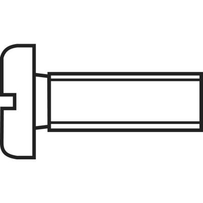 TOOLCRAFT  Vis cylindrique - M6 x 40 mm Polyamide DIN 84