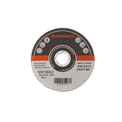 AREBOS  100 disques fins &agrave; tron&ccedil;onner l'acier inox &Oslash; 125 mm