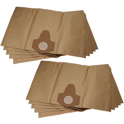 VHBW Sacs aspirateur papier  pour Parkside PNTS 1400 E2 IAN 275394, PNTS 1500 A1 IAN 49325 - Marron