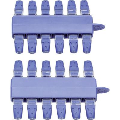 TREND NETWORKS Ideal Networks - kit de 24 identificateurs RJ45 (1 &agrave; 24) vdv ii 158051