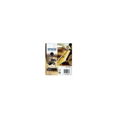 EPSON  16XXL - 22 ml - XL - noir - original - emballage coque avec alarme radio&eacute;lectrique/ acoustique - cartouche d'encre - pour WorkForce WF-2660DWF 