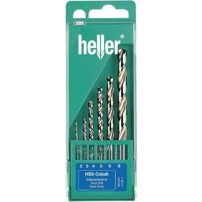HELLER HSS set foret spiral&eacute; pour m&eacute;tal 6 pi&egrave;ces 