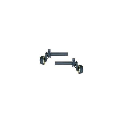 MAXTER  &ndash; Demi-essieux frein&eacute;s pour remorque 1000 kg &ndash; Moyeux 4 trous entraxe 130 mm &ndash; Installation par soudure &ndash; Performance fiable - 4TR130