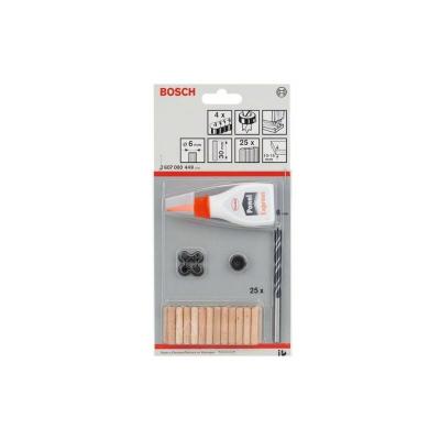 BOSCH  Set de tourillonnage, 32 pi&egrave;ces, 6 mm, 30 mm - 2607000449