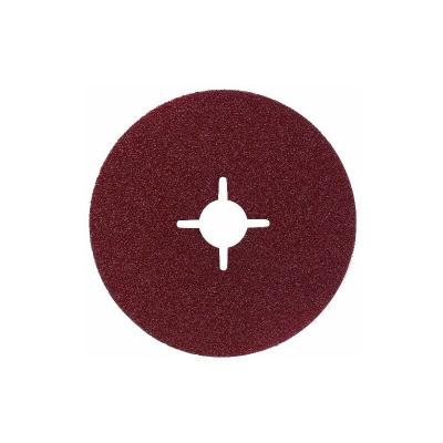 BOSCH Disque abrasif sur fibres &Oslash; 125 mm G100, BM, non perfor&eacute;