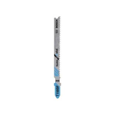 BOSCH  - Lame de scie sauteuse bim&eacute;tallique t 118 bf Flexible pour m&eacute;tal 2609256734