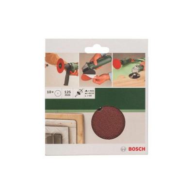 BOSCH ACCESSORIES Bosch 125 Set Sandpaper Drill 10 Units Rouge
