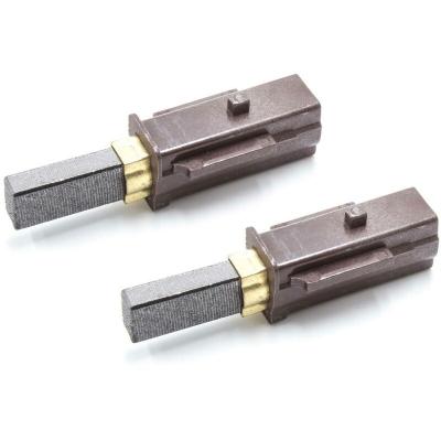 VHBW  - 2x Balais de charbon pour moteur 6,3x11x33mm remplacement pour Europart 832297 pour aspirateur