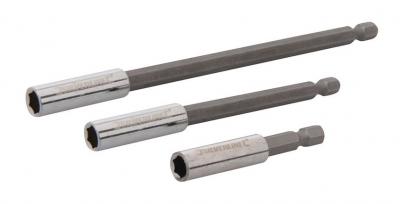 SILVERLINE  3 Porte embouts magnetique 1/4 60mm, 100mm et 150 mm