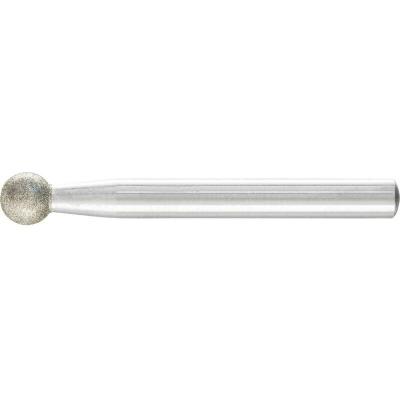PFERD TOOLS Meule diamant&eacute;e sur tige sph&eacute;rique DKU, &Oslash; : 8 mm, Long. de la queue 52 mm, &Oslash; de tige 6 mm
