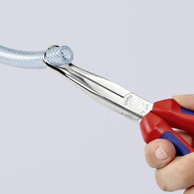 KNIPEX Pince De M&eacute;canicien Pour Bougies 200mm Coud&eacute;e &Agrave; 45&deg; - Bi-mati&egrave;re