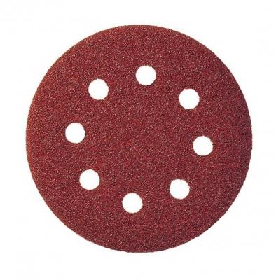 KLINGSPOR Boite de 50 disques abrasifs sur support papier, auto-agrippants PS22K. Diam&egrave;tre 125 mm. Grain 100.