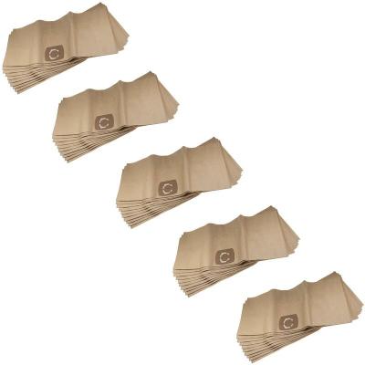 VHBW  - 50x sacs compatible avec Simpa 30 l Container aspirateur - papier, 33,1cm x 77,7cm, beige