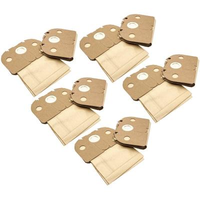 VHBW  - 50x Sacs remplacement pour Wolf 0770 pour aspirateur - papier, 23cm x 22,5cm, couleur sable