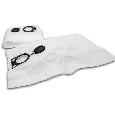 VHBW 5x Sacs compatible avec Spit AC1600 (25 liter) aspirateur - microfibre non tiss&eacute;e, 66cm x 40cm blanc - 