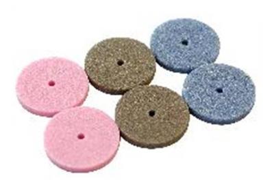 MAXICRAFT  89763 Jeu de 6 meules disques en corindon &oslash; 22 mm Multicolore
