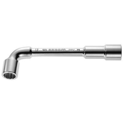 FACOM Cl&eacute;s &agrave; pipe d&eacute;bouch&eacute;es forg&eacute;es 6x12 pans m&eacute;triques D 27mm L 280mm -  - 76.27