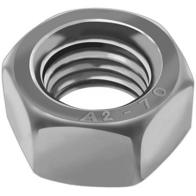 TOPCAR Ecrou hexagonal HU inox A2 DIN 934 M2 bo&icirc;te de 500 - - 626012