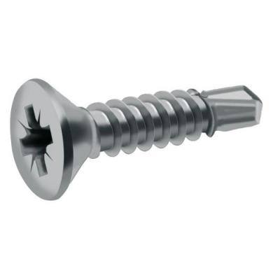 ACCTON TECHNOLOGY Bo&icirc;te 200 Vis auto-perceuses t&ecirc;te frais&eacute;e Pozidrive - PZ4.2 x 25 mm - 624324.2X25
