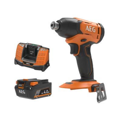AEG Pack  18V - Visseuse &agrave; chocs 200Nm - Batterie 4.0 Ah - Chargeur