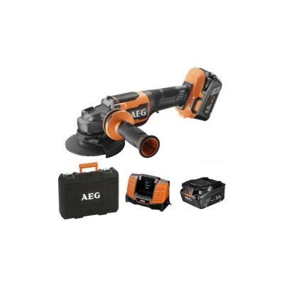 AEG Meuleuse  BEWS18-125BLPX2-502C - 18V Brushless - 125mm - 2 batteries 5,0Ah - Chargeur
