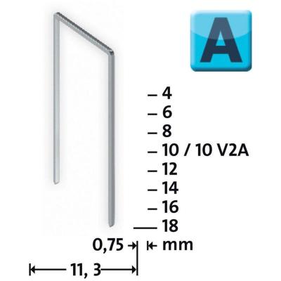 NOVUS Steinel 042-0517 Carton de 5000 Agrafes fines 53/8 Renforc&eacute;es Rouge