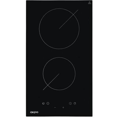 AKPO  PKA 30 830/2 plaque Noir Int&eacute;gr&eacute; (placement) 30 cm Plaque &agrave; induction avec zone 2 zone(s)