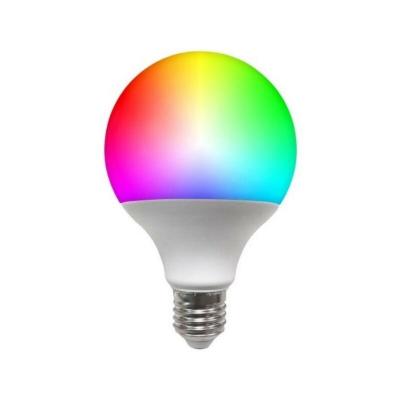 SILAMP Ampoule led Connect&eacute;e WiFi E27 11W G95 rgbw - Blanc  Blanc