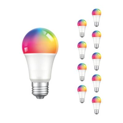 SILAMP Ampoule LED Connect&eacute;e WiFi E27 4.5W G45 RGBW (Pack de 10) - 