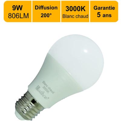 LUTECE ARC Ampoule LED SMD standard E27 10W 806 lumens ARCOTEC - L552710