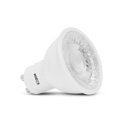 MIIDEX LIGHTING Ampoule LED COB GU10 6W - 2700K - 530lm - Dimmable - Boite