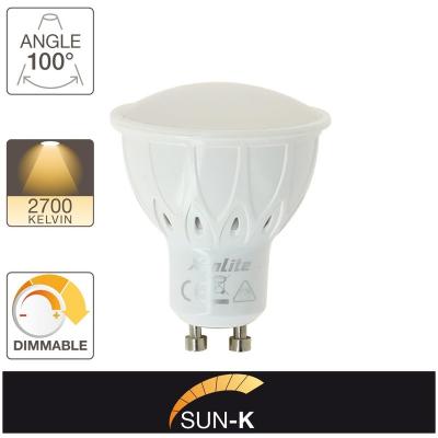 XANLITE Ampoule SMD LED Spot sun dimmable CCT culot GU10. 400Lumens.