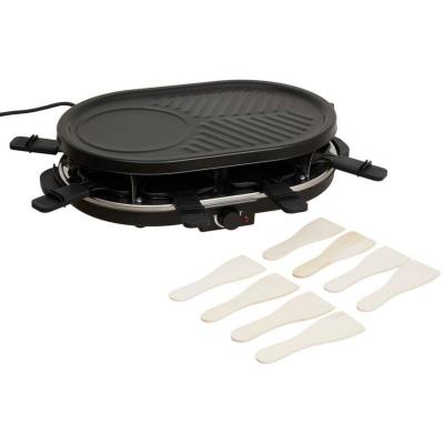 FIVE SIMPLY SMART Appareil &agrave; Raclette 8 Personnes 47cm Noir