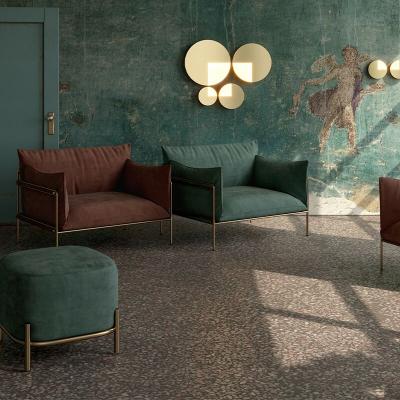 MAYTONI Applique murale Led 8W moderne et &eacute;l&eacute;gante circulaire dor&eacute;e &oslash; 25 cm