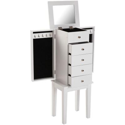 Versa - Grande armoire &agrave; bijoux en bois Charme