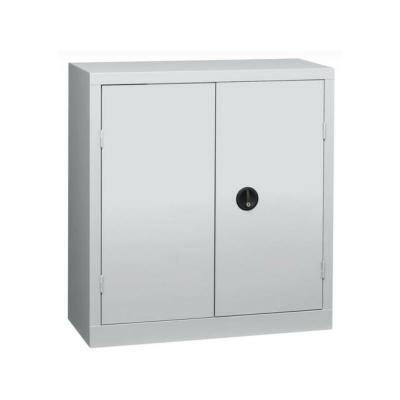 Armoire monobloc Tanker H. 100 x L. 120 cm gris portes gris