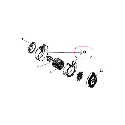 ARTHUR MARTIN  - support moteur pour hotte 5024362100