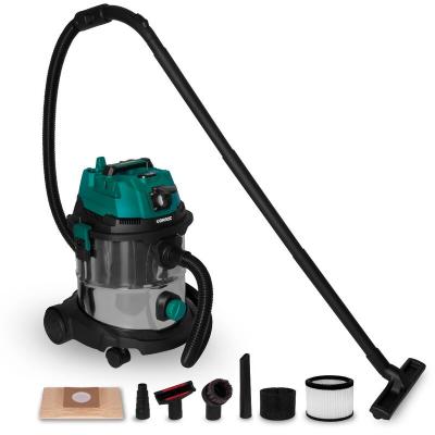 VONROC Aspirateur &agrave; eau et poussi&egrave;re  - 1400W, r&eacute;servoir de 20L et tuyau de 3m
