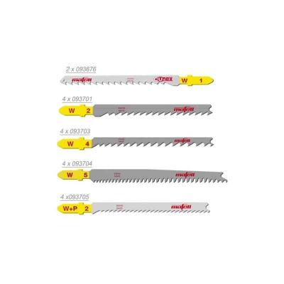  Mafell - Assortiment 18 lames scie sauteuse Bois - 093712
