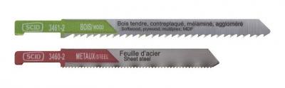 SCID Assortiment 2 lame scie sauteuse bois m&eacute;tal accroche pour Peugeot 