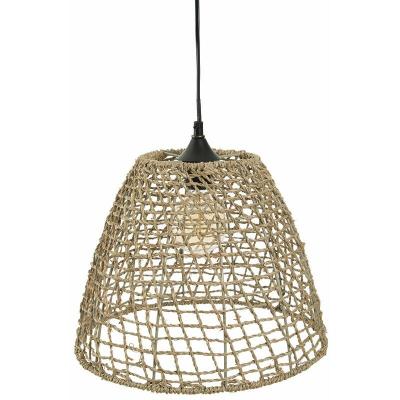 ATMOSPHERA Suspension c&ocirc;ne en rotin D33 cm