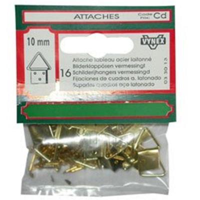 VYNEX  - Attache tableau triangle laiton 20mm sc