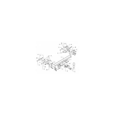 RENAULT Attelage  Clio 2 (02/98-05/01) RDSOH + faisceau universel 7 broches