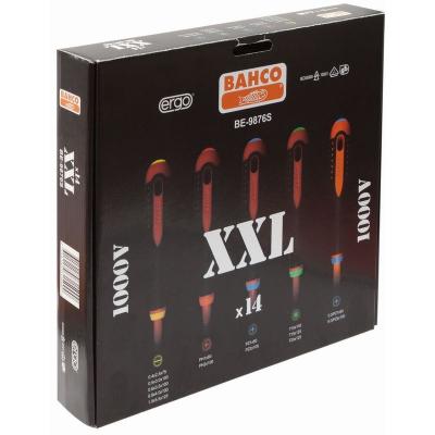 BAHCO  Jeu de 14 tournevis ERGO isol&eacute;s - BE-9876S